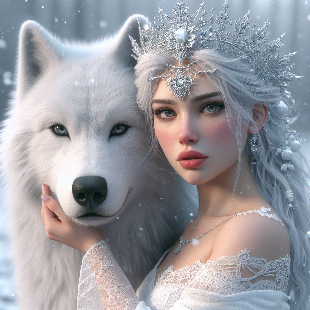 Vrouw en Wolf