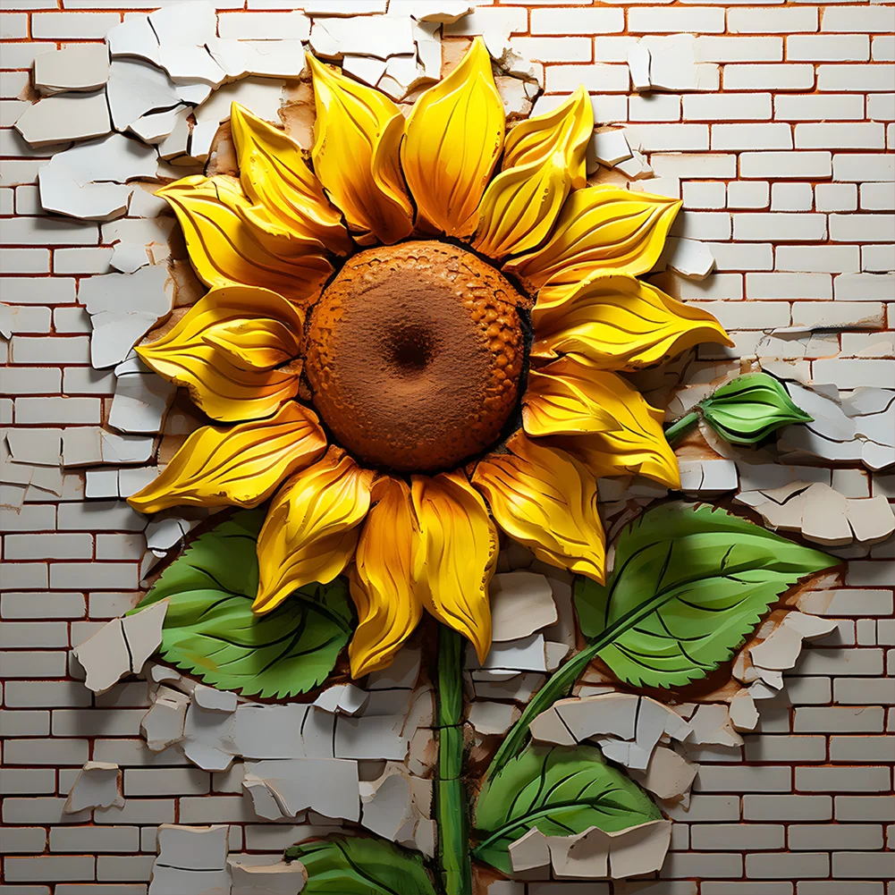 3D Zonnebloem
