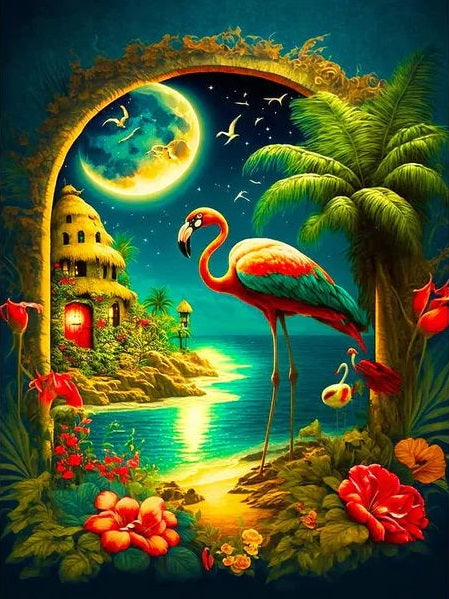 Flamingo'S Bij Het Meer