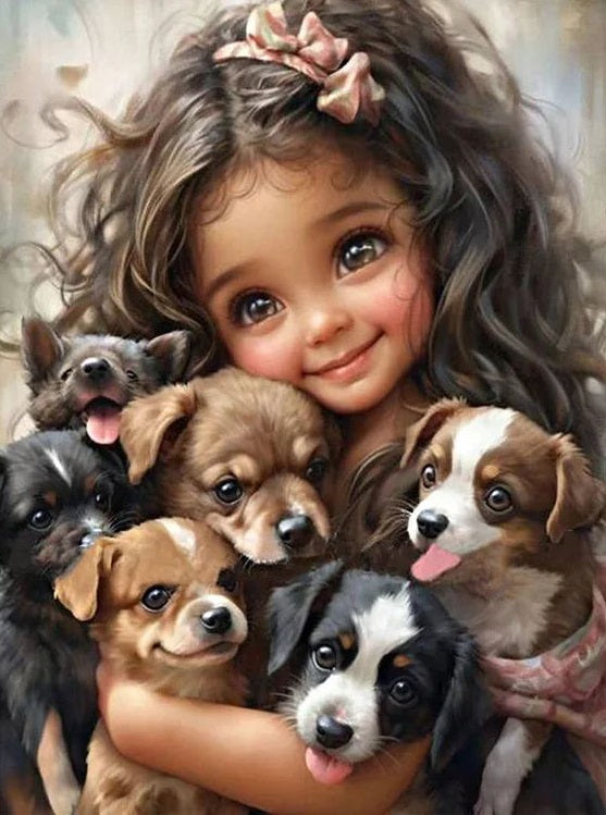 Meisje En Hond
