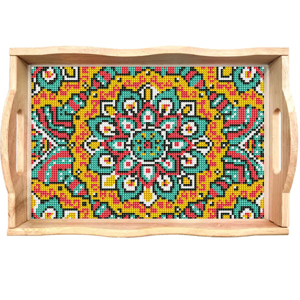 Diamond Painting Houten Pallet - Mandala