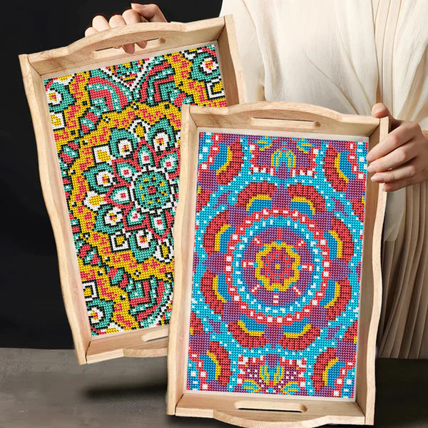 Diamond Painting Houten Pallet - Mandala