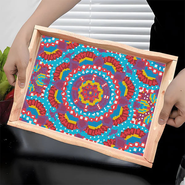 Diamond Painting Houten Pallet - Mandala