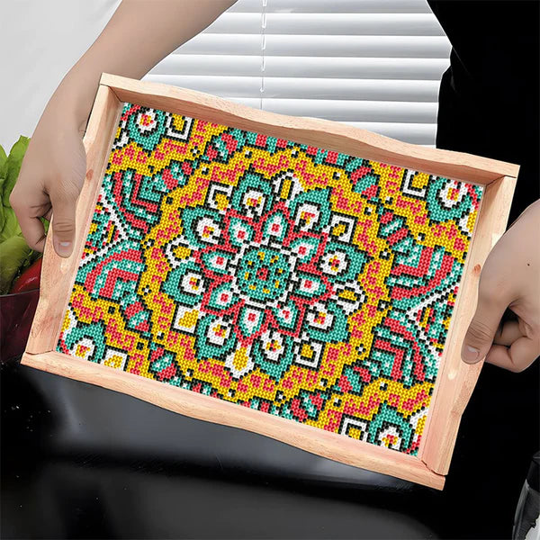 Diamond Painting Houten Pallet - Mandala