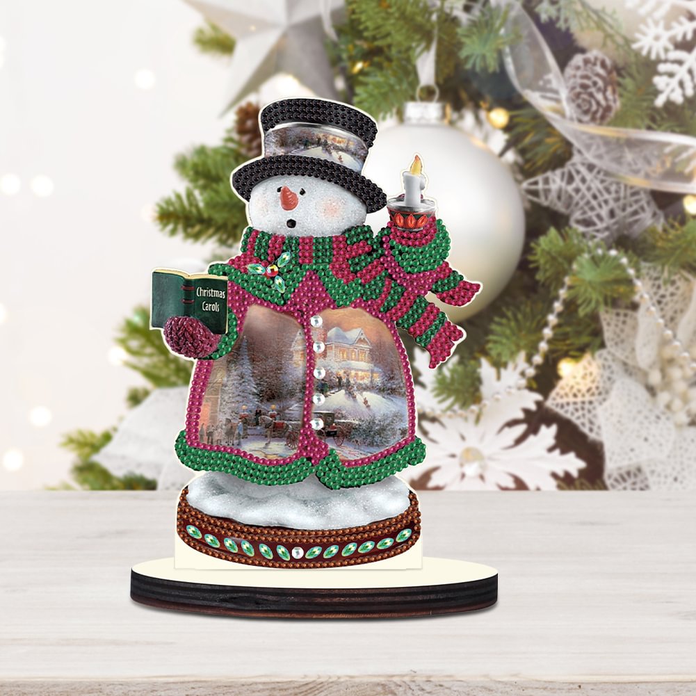 Diamond Painting Diy Craft Knutsel Ornament Sneeuwpop