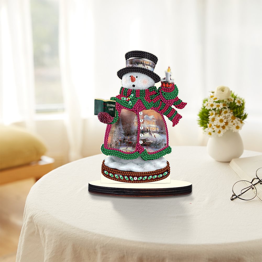 Diamond Painting Diy Craft Knutsel Ornament Sneeuwpop