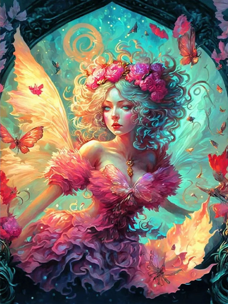 Diamond Painting Linkervleugel Van De Vlinder diamond paint hobby