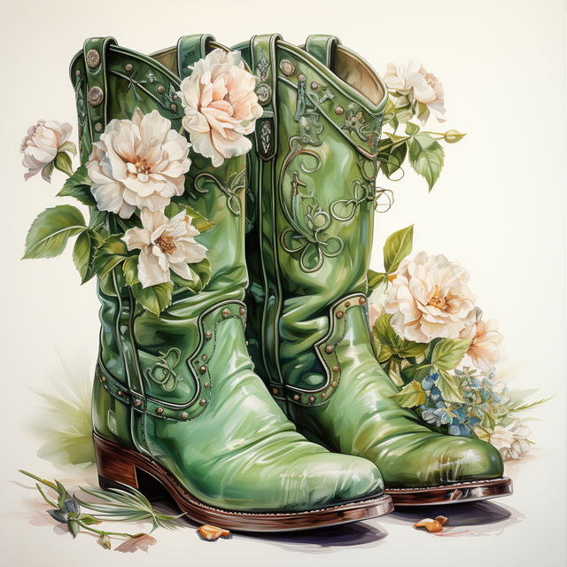 Bloemen En Schoenen