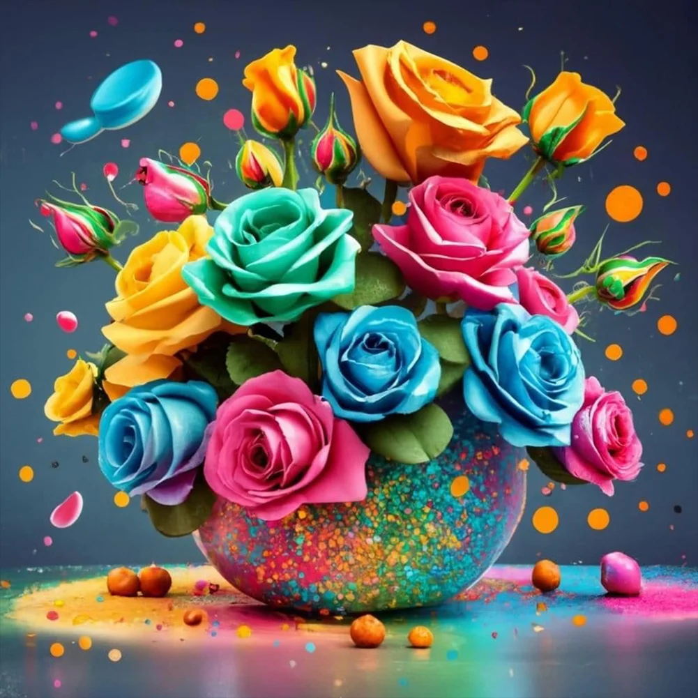Gekleurde Bloemen