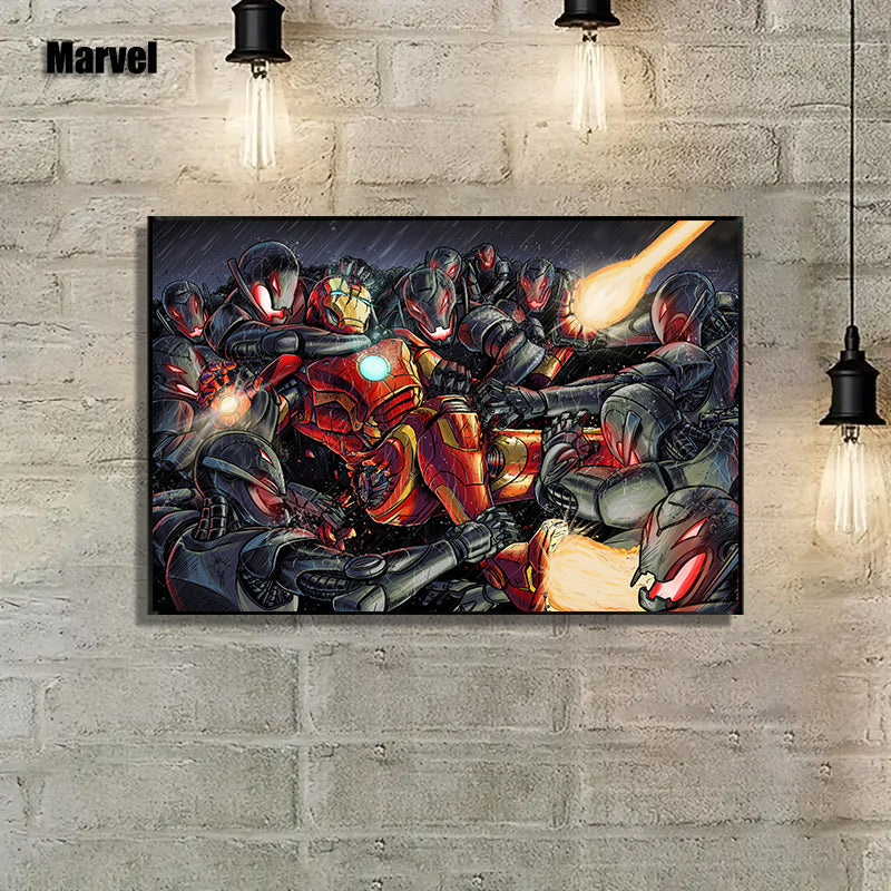 Canvas schilderij - Cartoon (40x60cm)
