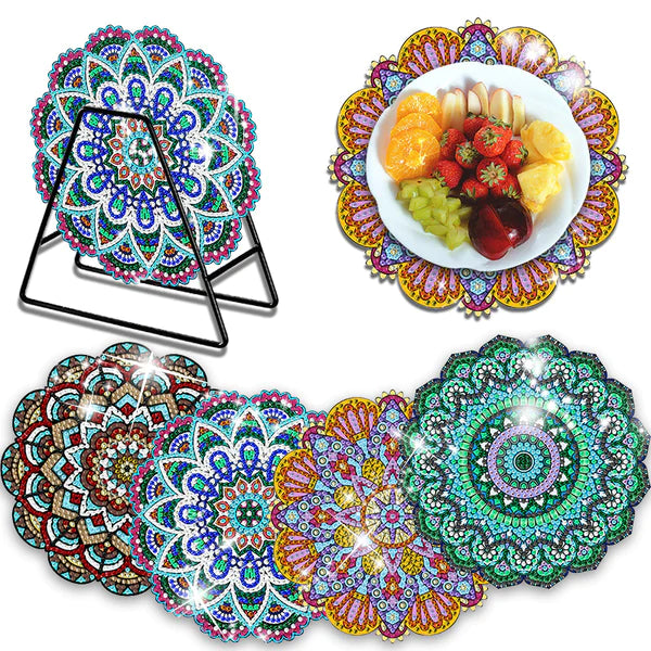 Diamond Painting Placemats | Mandala (4 Stuks / Set)