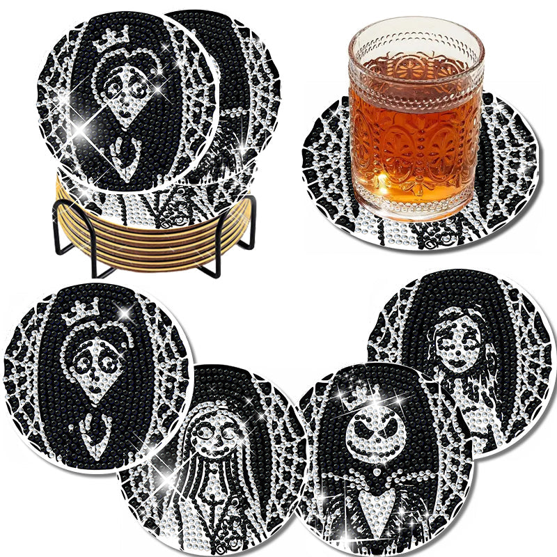 4-delige set DIY Diamond Painting Onderzetter