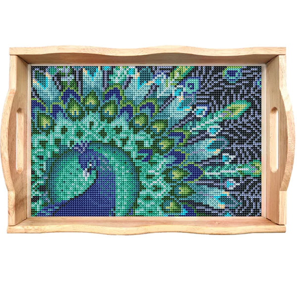 Diamond Painting Houten Pallet - Pauw