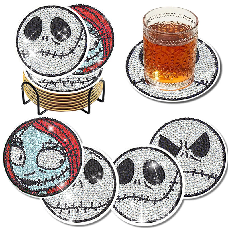 4-delige set DIY Diamond Painting Onderzetter