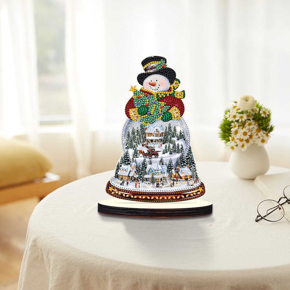 Diamond Painting Diy Craft Knutsel Ornament Sneeuwpop