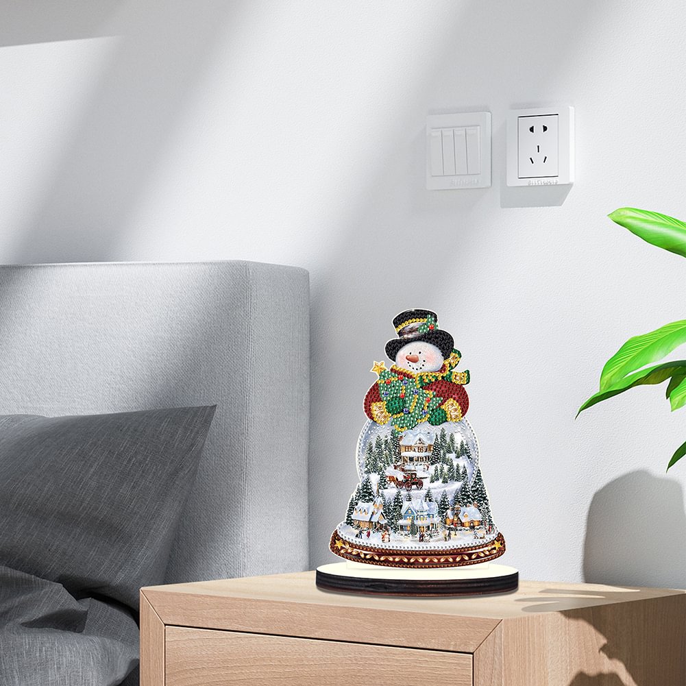 Diamond Painting Diy Craft Knutsel Ornament Sneeuwpop