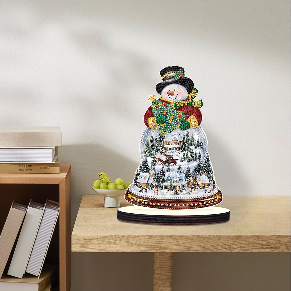 Diamond Painting Diy Craft Knutsel Ornament Sneeuwpop