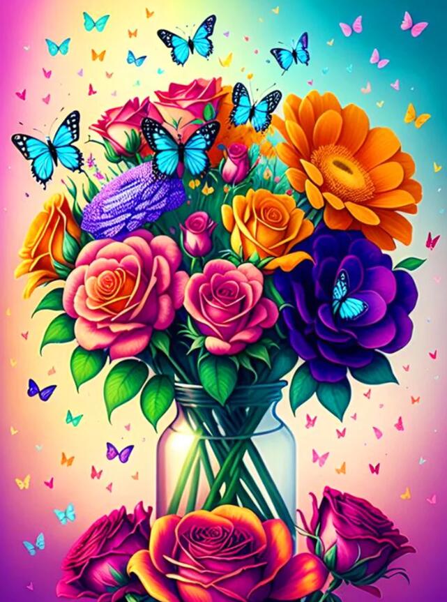Gekleurde Bloemen