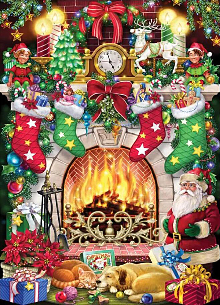 Kerst Open Haard