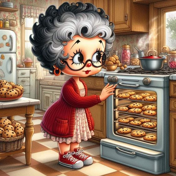 Een Vrouw Die Van Bakken Houdt