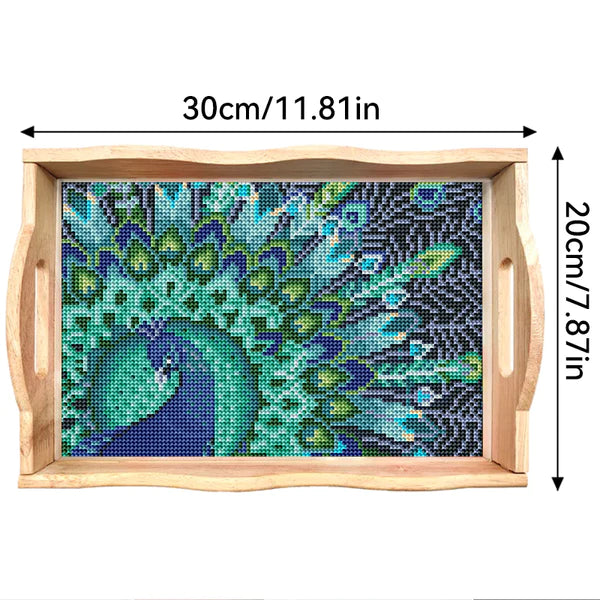 Diamond Painting Houten Pallet - Pauw