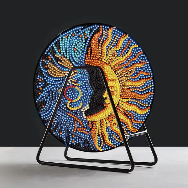 Diamond Painting Placemats | Abstracte Totem (4 Stuks / Set) | Inclusief Beugel