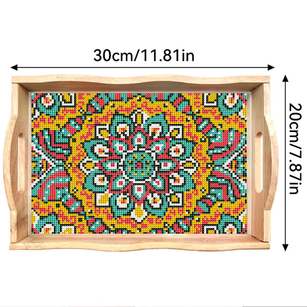 Diamond Painting Houten Pallet - Mandala