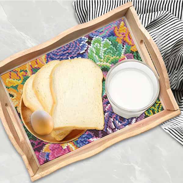 Diamond Painting Houten Pallet - Bloemen