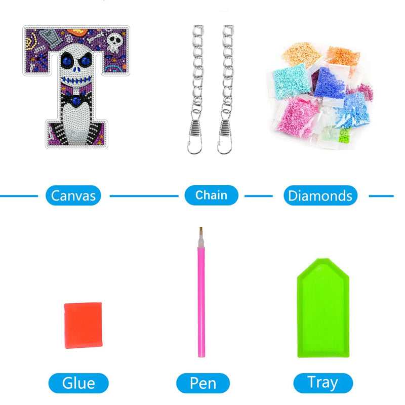 DIY Diamond Painting Hanger | Cartoon Nummers