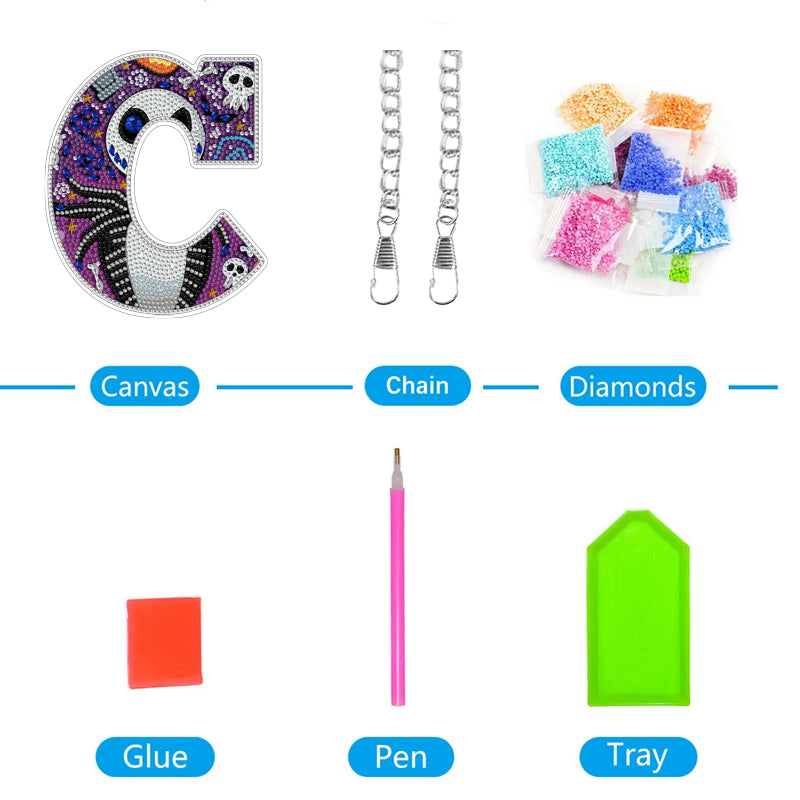 DIY Diamond Painting Hanger | Cartoon Nummers