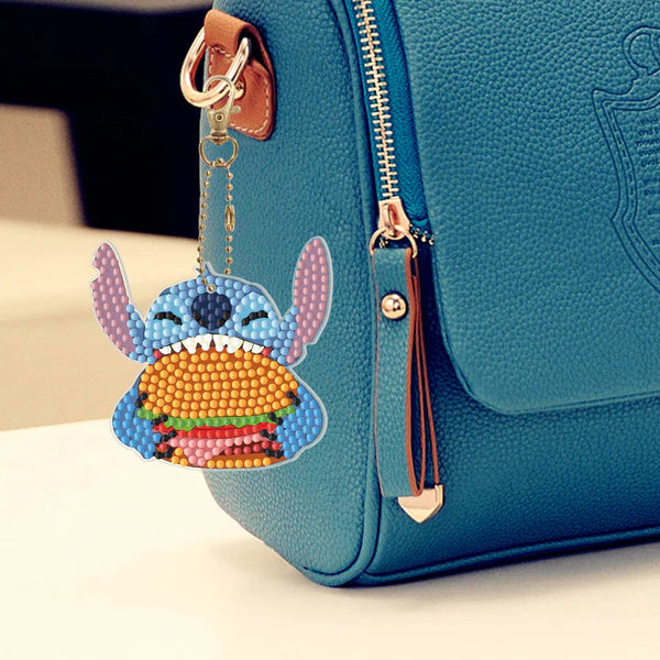 Diamond Painting Sleutelhanger Cartoon (Set Van 5)