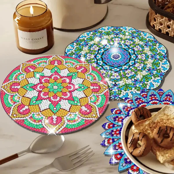 Diamond Painting Placemats | Mandala (4 Stuks / Set)