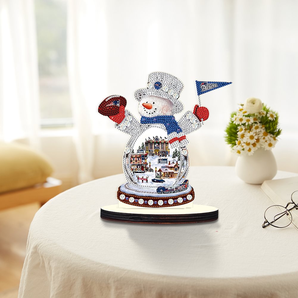 Diamond Painting Diy Craft Knutsel Ornament Sneeuwpop