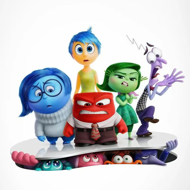 (9 stuks 30x30cm) Volledige ronde diamantschildersets - Cartoon(Stuur voordelen)