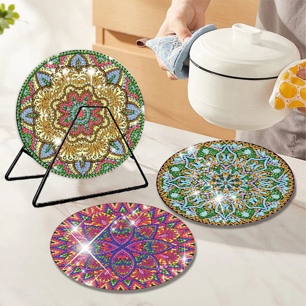 Diamond Painting Placemats | Mandala (4 Stuks / Set)