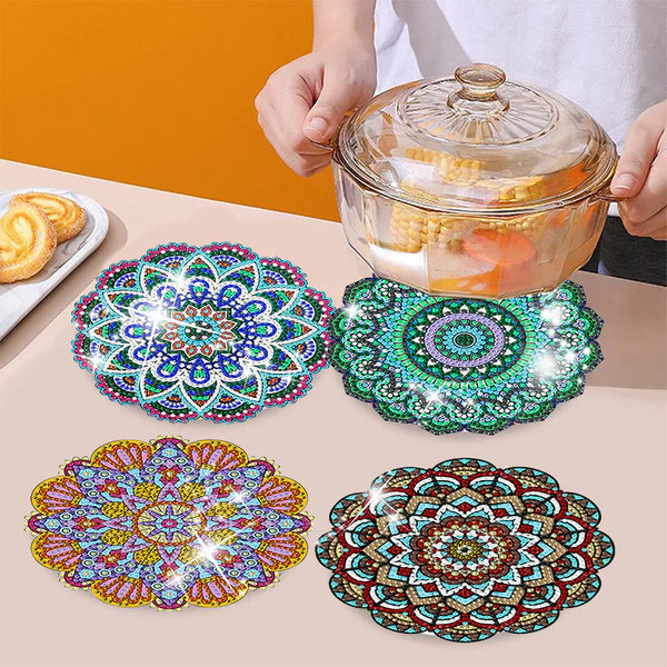 Diamond Painting Placemats | Mandala (4 Stuks / Set)