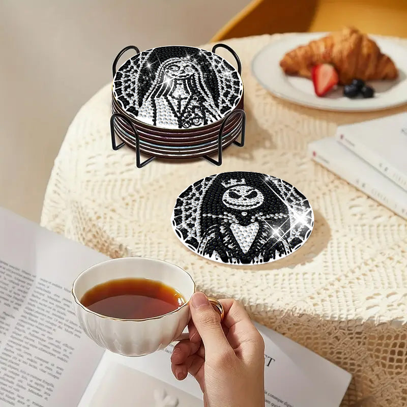 4-delige set DIY Diamond Painting Onderzetter