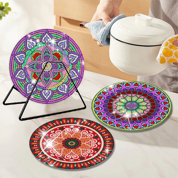 Diamond Painting Placemats | Mandala (4 Stuks / Set)