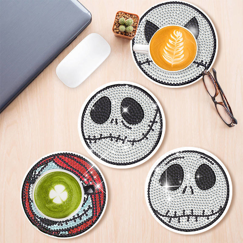 4-delige set DIY Diamond Painting Onderzetter