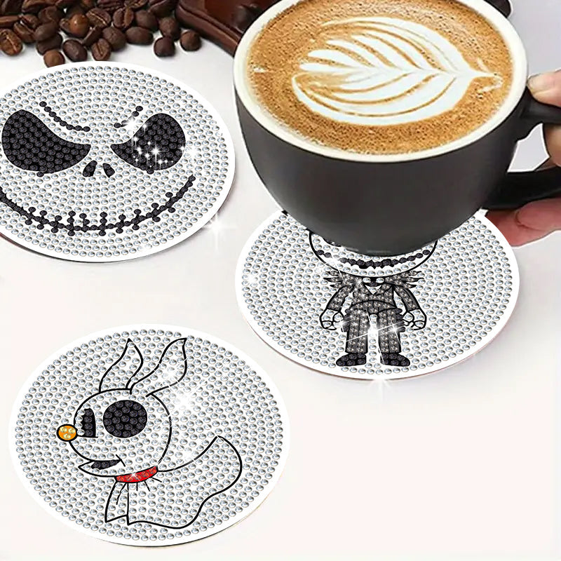 6-delige set DIY Diamond Painting Onderzetter