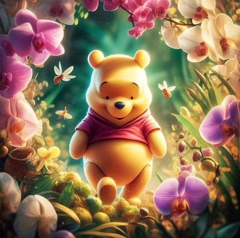 (9 stuks 30x30cm) Volledige ronde diamantschildersets - Cartoon(Stuur voordelen)