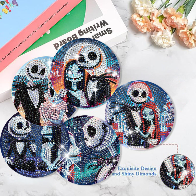 6-delige set DIY Diamond Painting Onderzetter