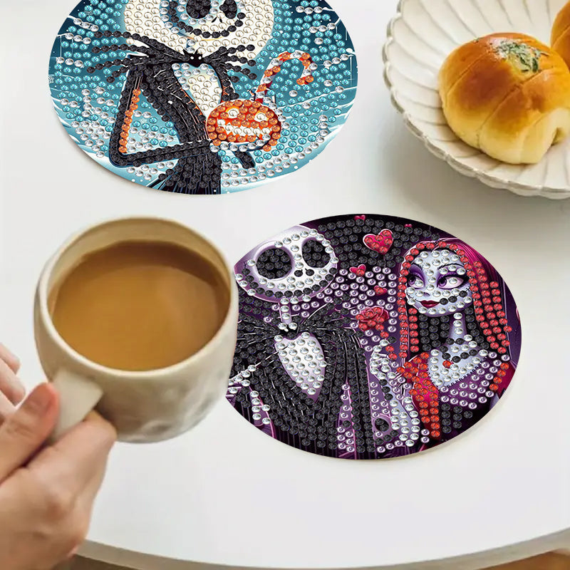 6-delige set DIY Diamond Painting Onderzetter