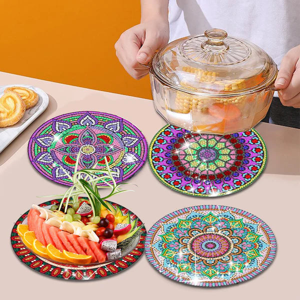 Diamond Painting Placemats | Mandala (4 Stuks / Set)