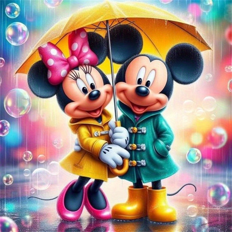 (9 stuks 30x30cm) Volledige ronde diamantschildersets - Cartoon(Stuur voordelen)