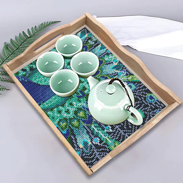 Diamond Painting Houten Pallet - Pauw