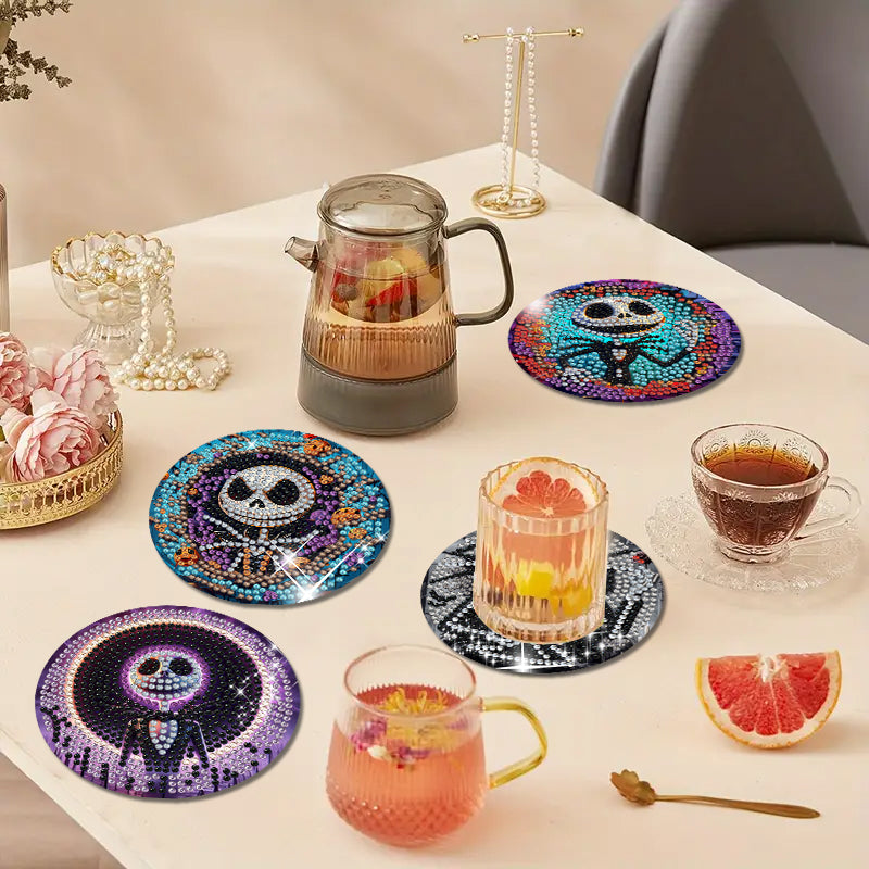 6-delige set DIY Diamond Painting Onderzetter