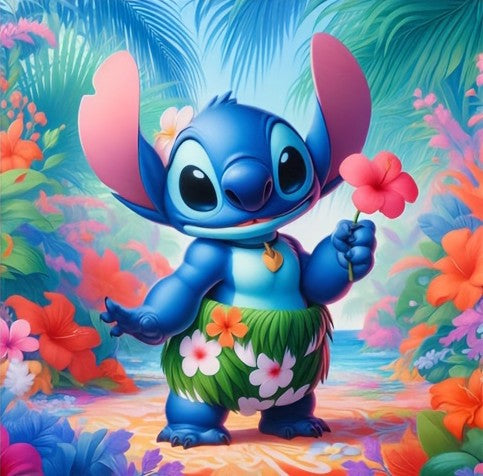 (9 stuks 30x30cm) Volledige ronde diamantschildersets - Cartoon(Stuur voordelen)