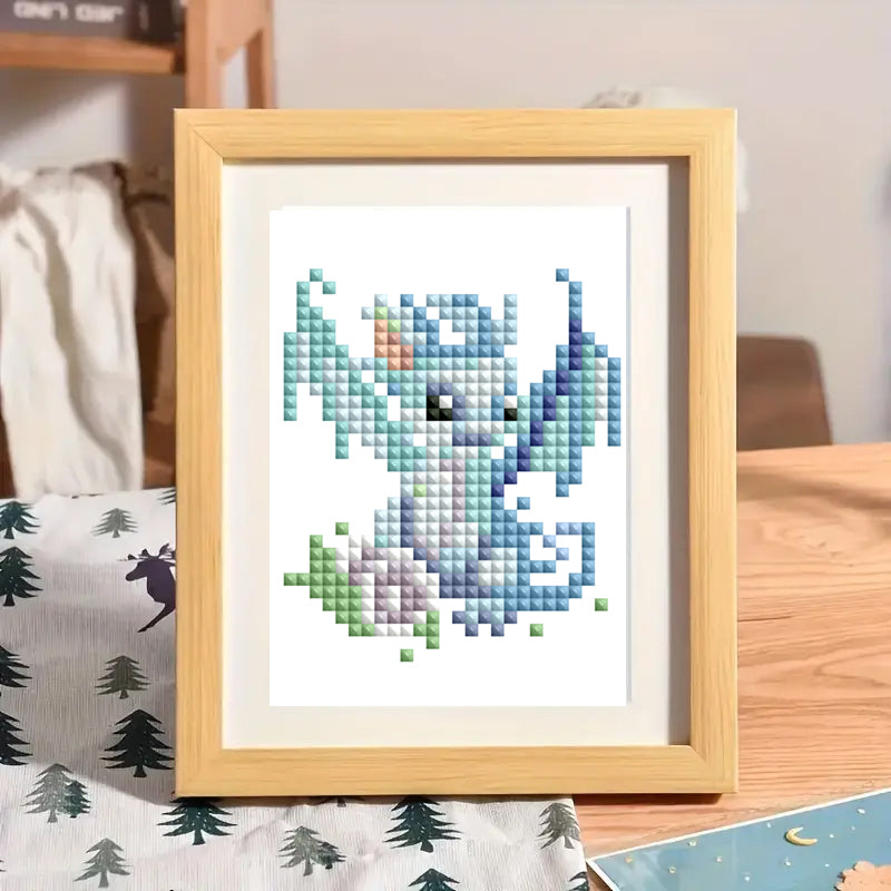 9-delige mini vierkante diamanten schilderij - Dargon