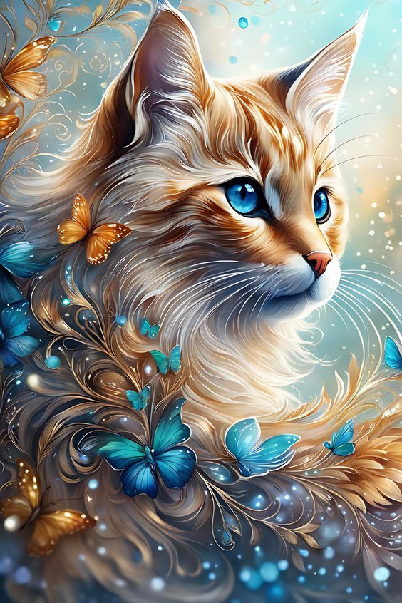Kat In De Bloem